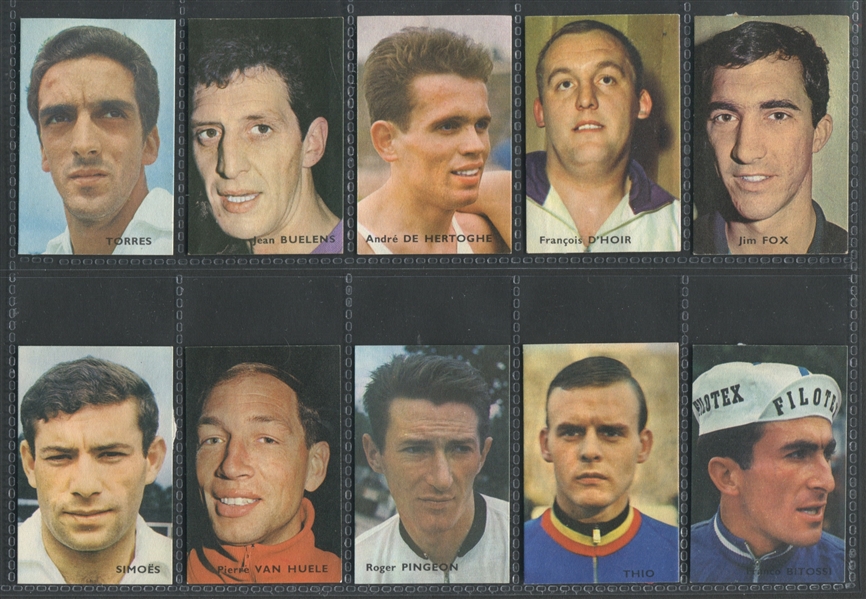 1960's/1970's Victoria (Netherlands) Lot of (55) Actor/Sports Figure Cards