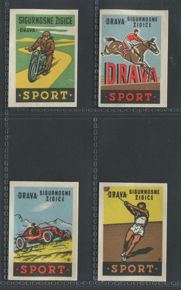 Interesting Croatian? Sport Matchbox Labels with Sports Images (24)