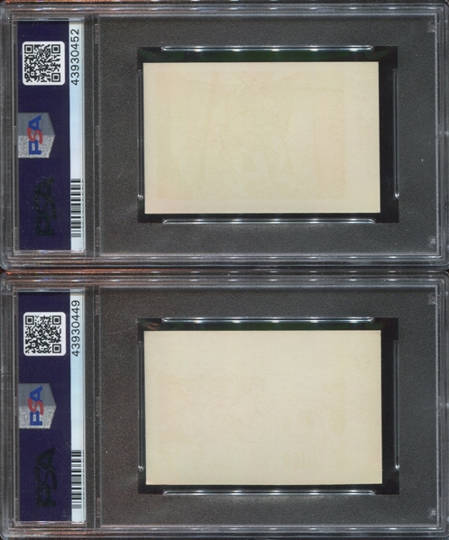 1962 Dutch Gum Star Bilder C Lot of (2) Flinstones PSA-Graded Cards