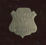 R36 Fleer Cops and Robbers Gum Detective Badge