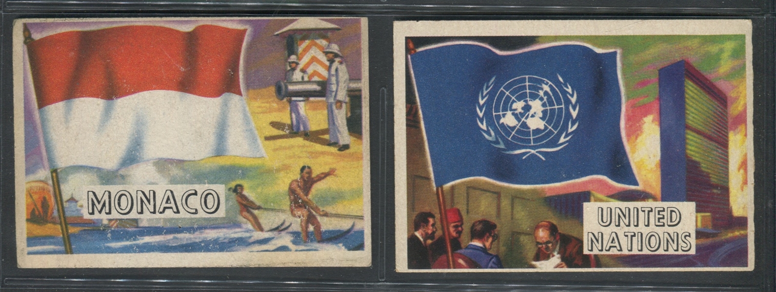 1956 Topps Flags of the World Complete Set of (80) Cards