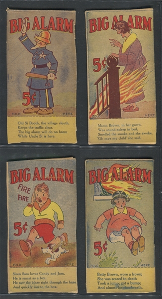 R191 Williamson Candy Big Alarm Near Set of (9/12) Cards