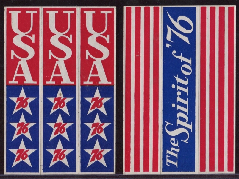 F-UNC Interesting Cheerios 1976 Bicentennial Sticker Lot of (3) Stickers