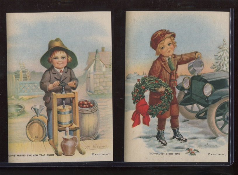 D23-2 Weber Bread Dutch Kid Series Complete Set of (24) Plus Album