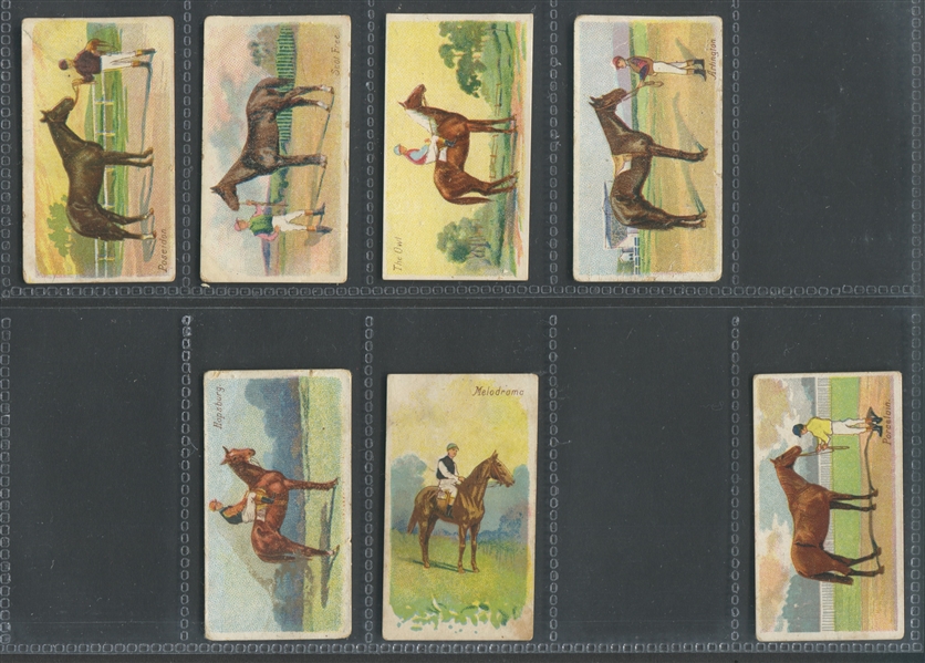 1906 Wills – Horses of Today Near Set of (46/50) With Mixed Backs