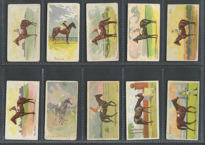 1906 Wills – Horses of Today Near Set of (46/50) With Mixed Backs