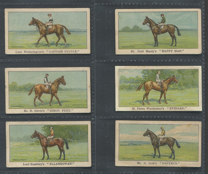 1925 Boguslavsky – Winners on the Turf Lot of (6) Cards