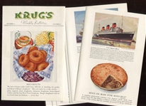 D90 Krugs Bakery Wonder Ships Near Set (29/36) Bulletins
