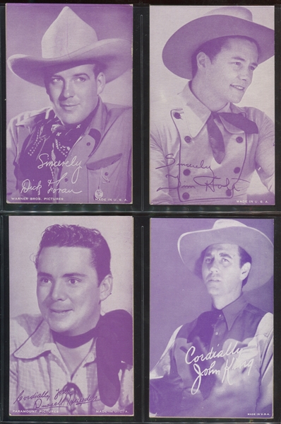 1950's Western Exhibit Cards Lot of (56)