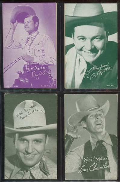 1950's Western Exhibit Cards Lot of (56)