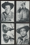 1950s Western Exhibits Lot of (27) Cards With Rogers, Landon and More