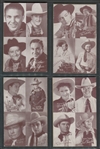 1950s Western Exhibits 4-in-1 Lot of (16) Cards