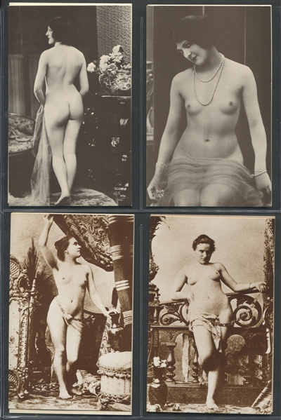 1920's French Nudes Post Cards Lot of (18) Cards