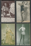 1920s-1940s Bathing Beauties Exhibit Cards Lot of (24) Cards
