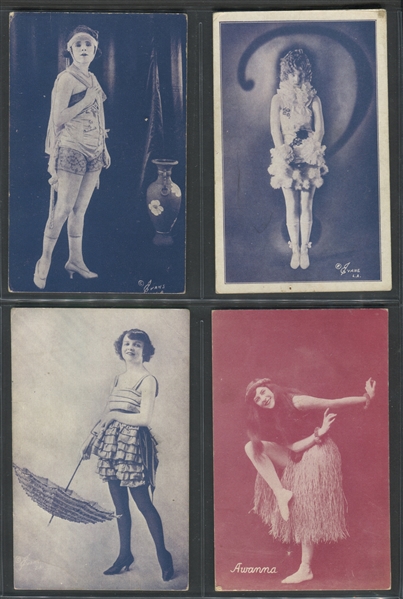 1920's-1940's Bathing Beauties Exhibit Cards Lot of (24) Cards