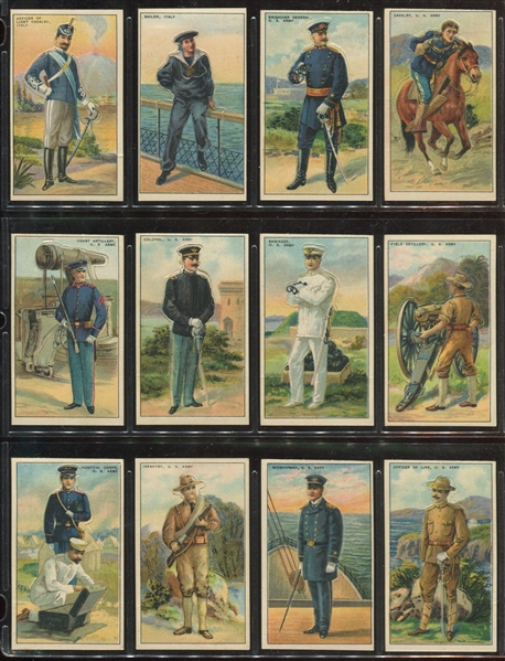 T81 Recruit Cigarettes Military Series Complete Set of (50) Cards