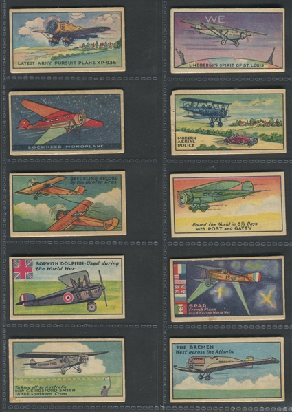 R5 Wischmann's Aeroplanes Complete Set of (25) Cards