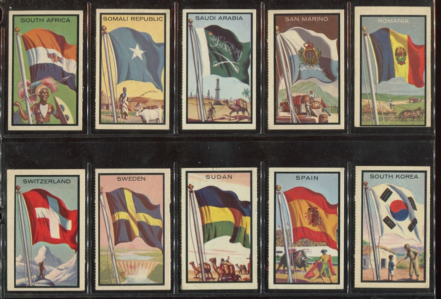 1963 Topps Flag Midgees Complete Set of (99) Cards