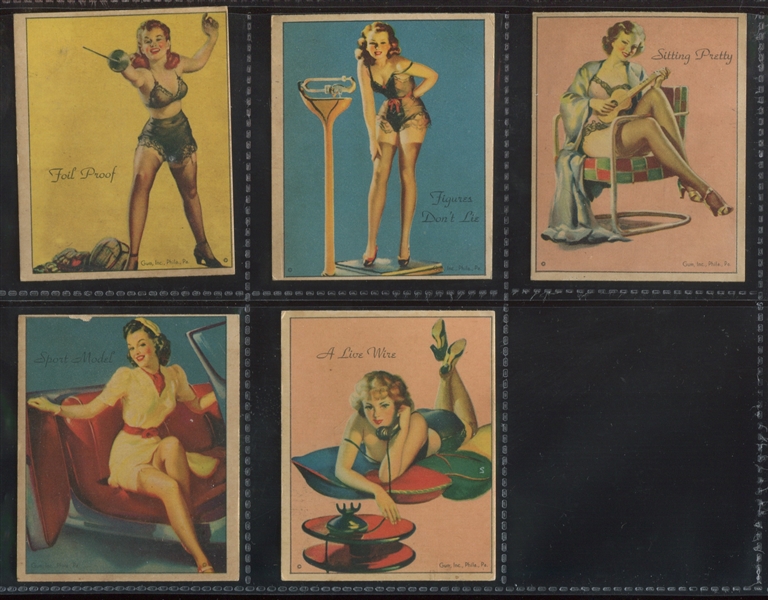 R59 Gum Inc American Beauties Lot of (11) Cards