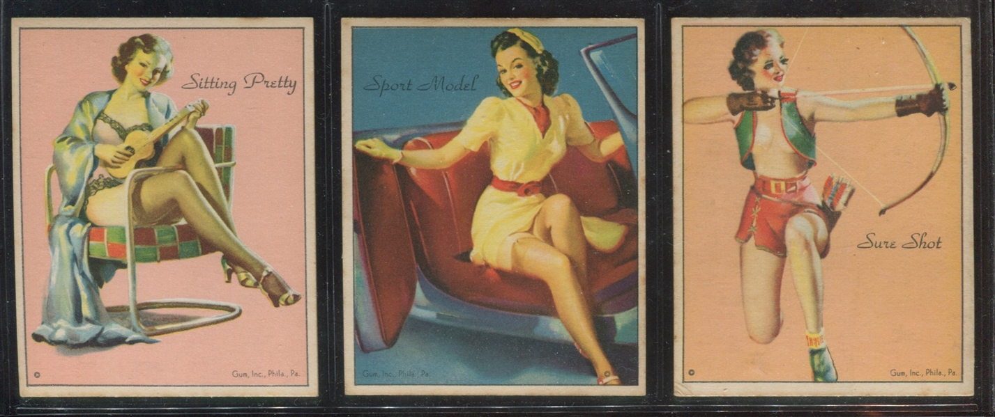 R59 Gum Inc American Beauties Near Complete Set (21/24) Cards