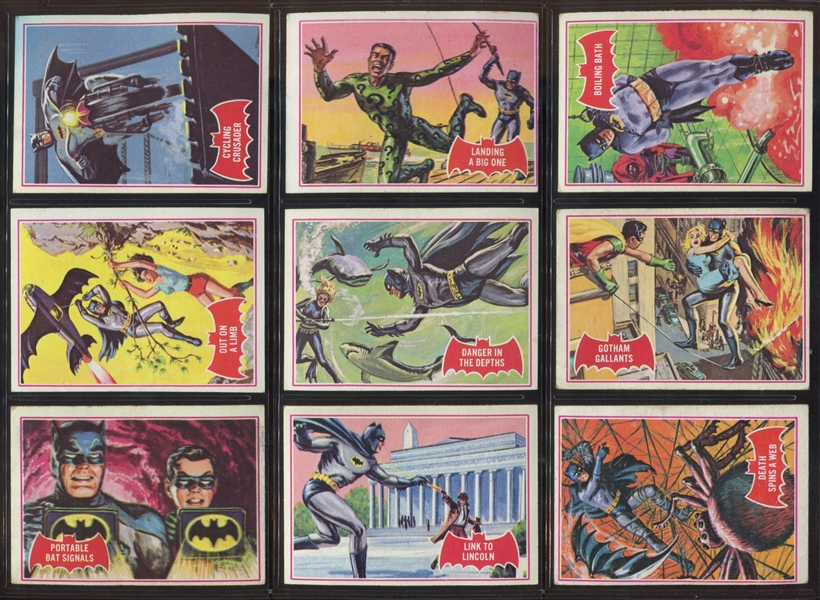 1966 Topps Batman Red Back A Complete Set of (44) Cards