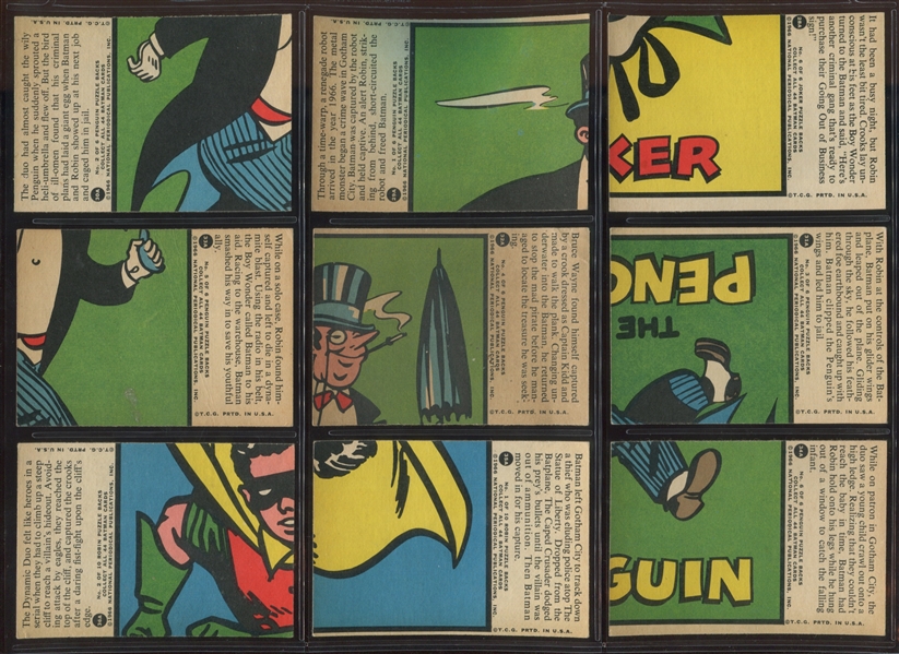 1966 Topps Batman Red Back A Complete Set of (44) Cards