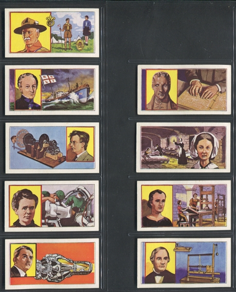 1972 Typhoo Tea Great Achievements Complete Set of (25) Cards