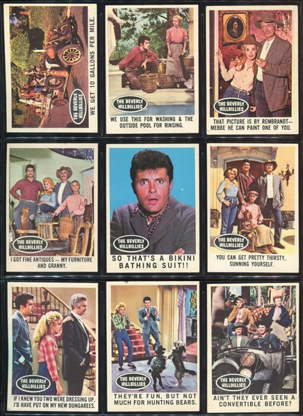 1963 Topps Beverly Hillbillies Complete Set of (63) Cards