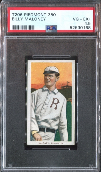 1909-11 T206 Billy Maloney PSA4.5 VG-EX+