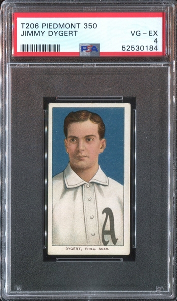 1909-11 T206 Jimmy Dygert PSA4 VG-EX