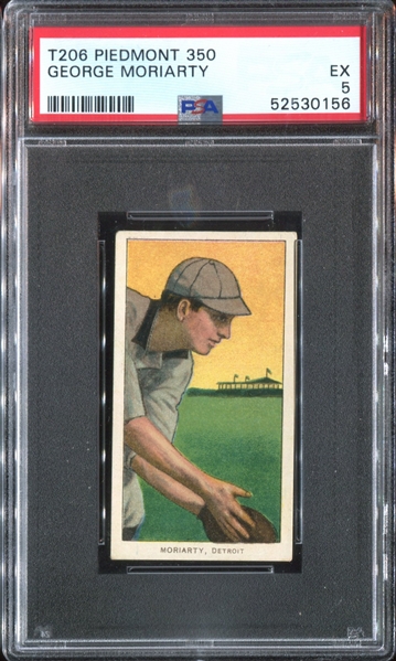 1909-11 T206 George Moriarty PSA5 EX