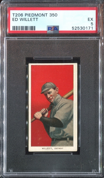 1909-11 T206 Ed Willett PSA5 EX