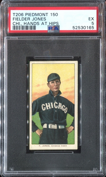 1909-11 T206 Fielder Jones, Hands at Hips PSA5 EX