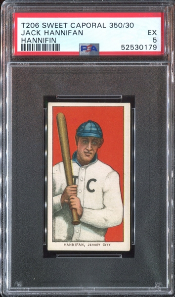 1909-11 T206 Jack Hannifan PSA5 EX