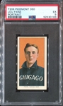 1909-11 T206 Lou Fiene, Portrait PSA5 EX