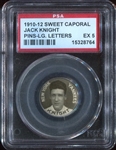 P2 Sweet Caporal Pinbacks Jack Knight (Large Letters) PSA5 EX