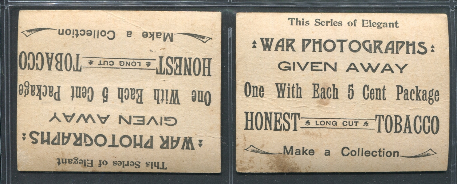 N158 Duke Honest Long Cut War Photographs Lot of (3) Cards 