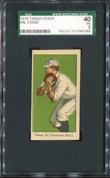 1916 Tango Eggs Hal Chase SGC40 VG3