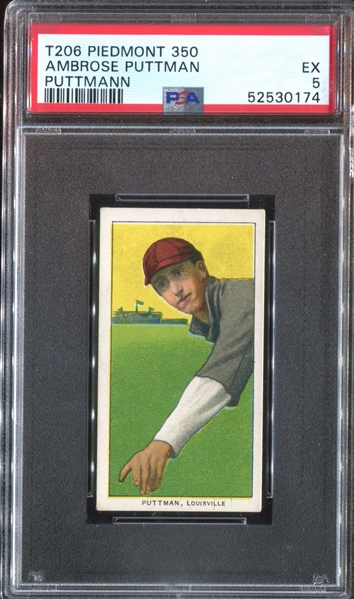 1909-11 T206 Ambrose Puttman PSA5 EX