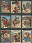 T53 Hassan Cigarettes Cowboy Series Near Complete Set (47/49) Cards