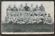 1906 Hammon White Sox Postcard