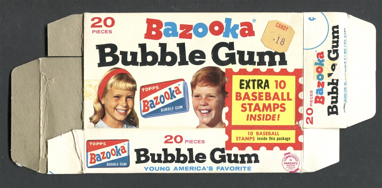 1964 Bazooka Complete Box #4-5-6 With Spahn