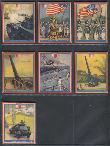 R50 Goudey First Column Defenders Lot of (7) Cards