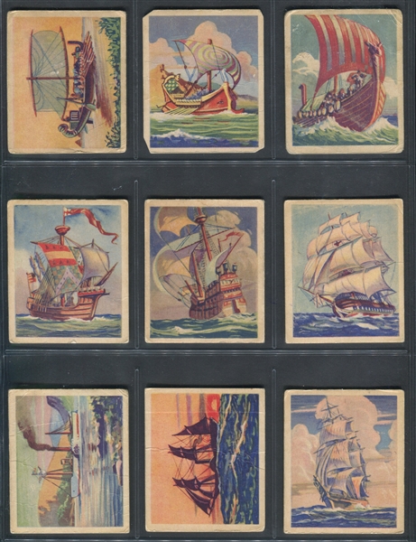 R135 Beautiful Ships Lot of (16) Cards