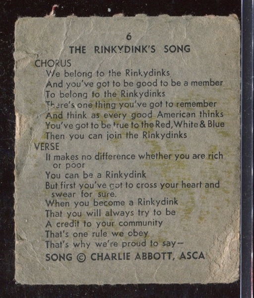 R722-12 Novel Package Winnie Winkle #6 The Rinkydink's Song