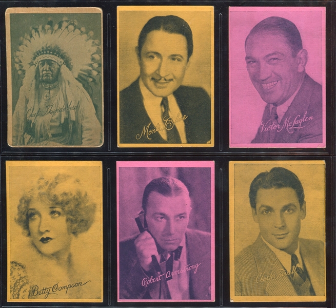 R218 Motion Picture Stars Lot of (10) Cards