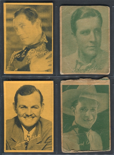 R218 Motion Picture Stars Lot of (10) Cards