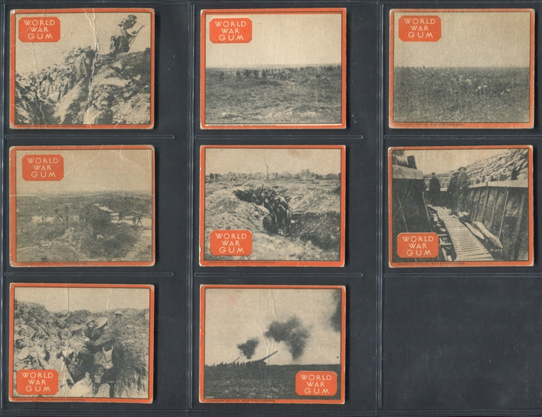 V360 World Wide Gum World War Gum Near Set of (44/48) Cards