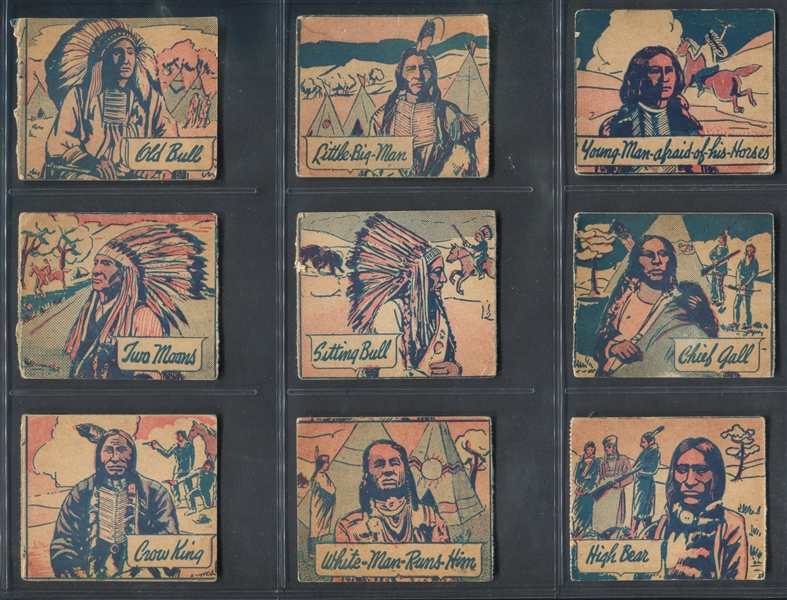 R184-1 W.S. Corp Indian Chiefs Lot of (24) Cards