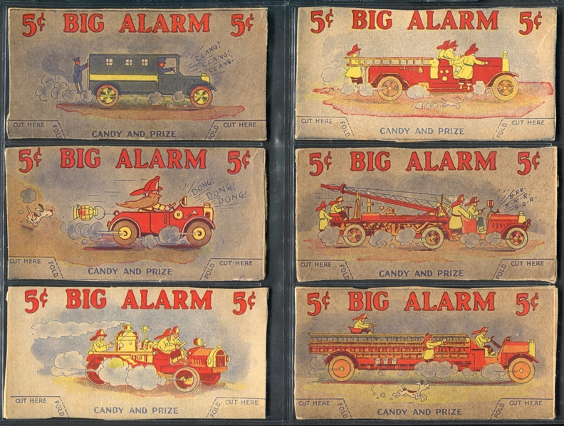 R191 General Gum Big Alarm Candy Complete Set of (12) Cards
